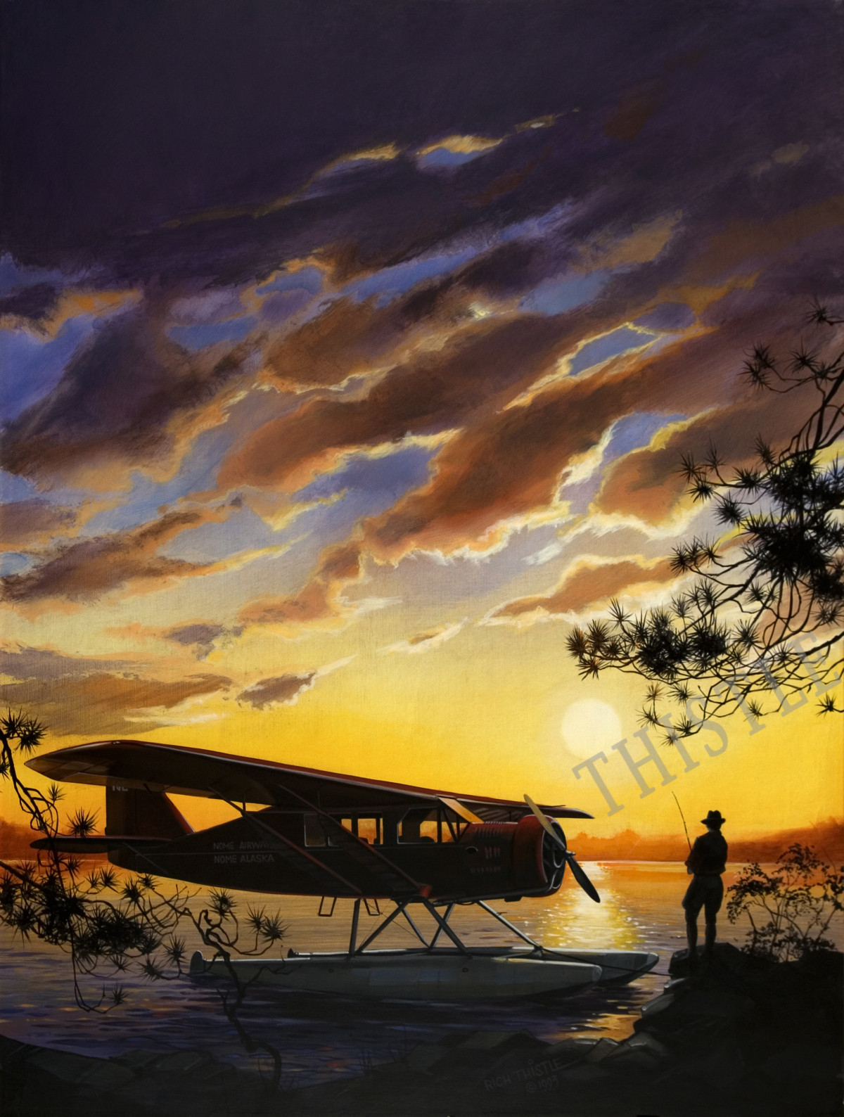 SUNSET SOLITUDE By Rich Thistle©