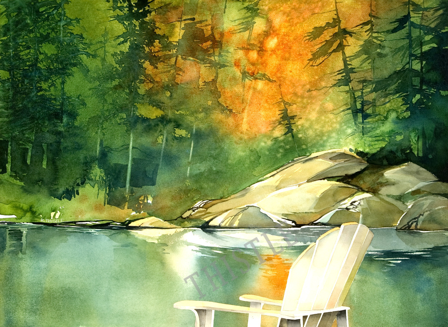 GOLDEN LIGHT OCTOBER By Rich Thistle©