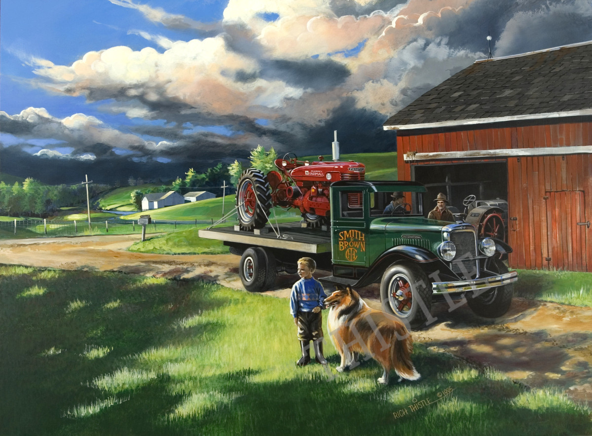 HEY MOM IT'S HERE By Rich Thistle ©