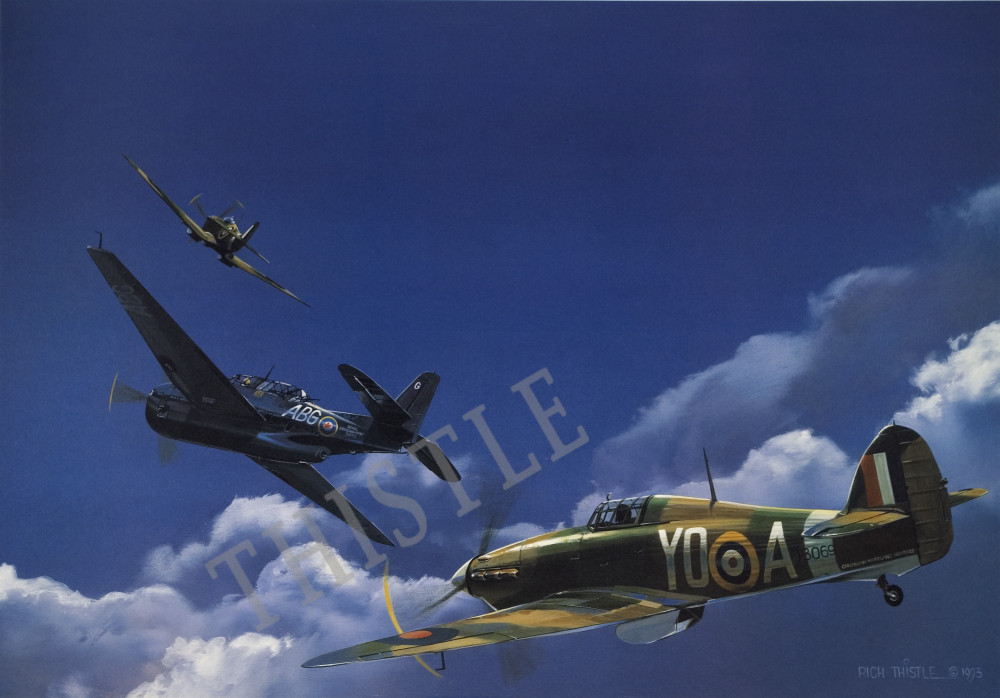 INTO THE BLUE By Rich Thistle©