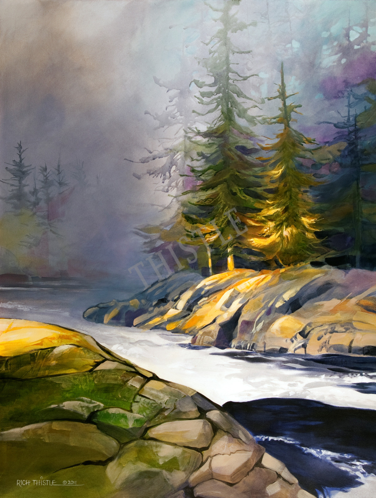 MORNING ON THE SERPENT By Rich Thistle©