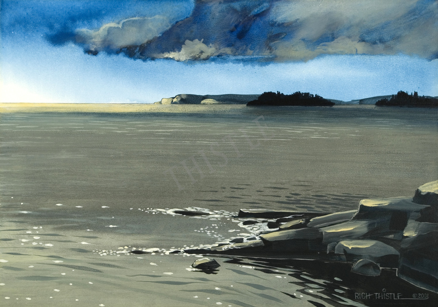 OCTOBER LAKE SUPERIOR By Rich Thistle©