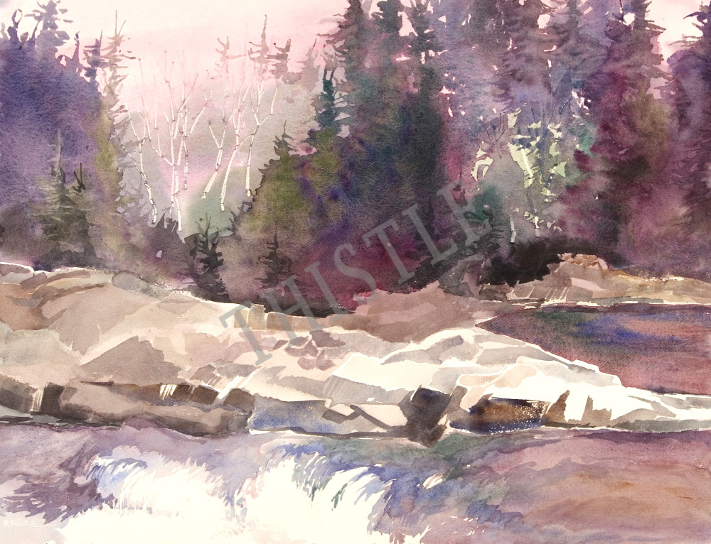 PINK SKY BAILEY'S BROOK By Rich Thistle©